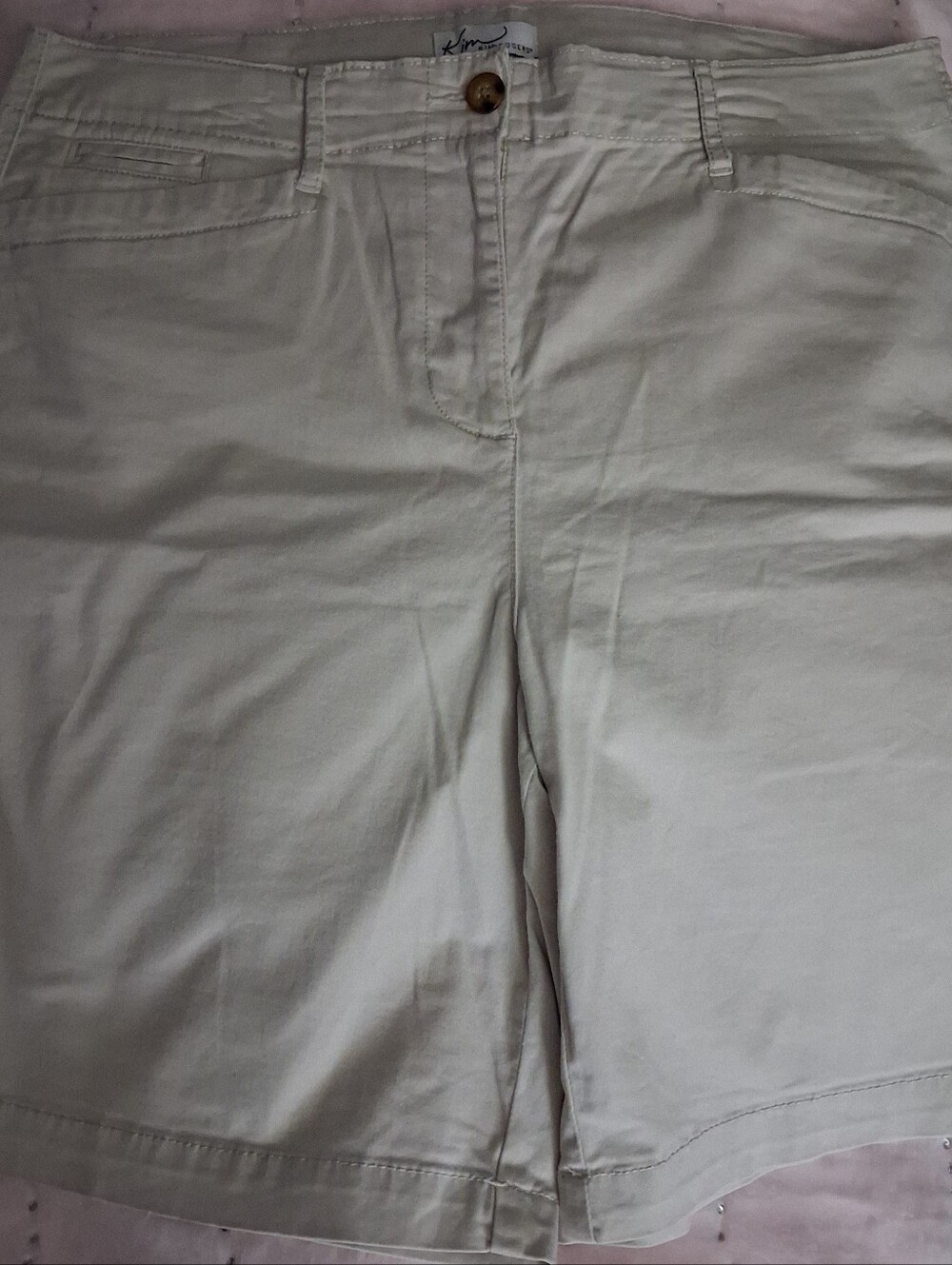 Kim Rogers Cream Women's Bermuda Shorts